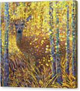Deer Demure Canvas Print