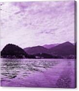 Departure In Purple Haze Canvas Print