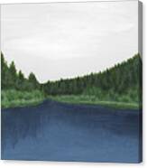 Deschutes River Bend Ii Canvas Print