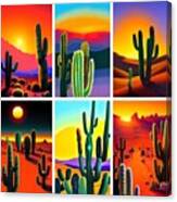 Desert Beauty Montage Canvas Print