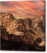 Desert Colors Spring Mountains Canvas Print