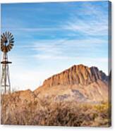 Desert Windmill Canvas Print
