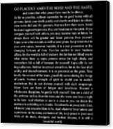 Desiderata Print - Max Ehrmann - Typography - Literary Poster 22 Canvas Print