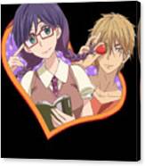 Design Shinomiya And Kae Couple Kiss Him Not Me Anime Gifts For Fans  Greeting Card by Anime Art