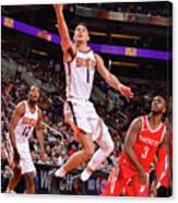 Devin Booker and Chris Paul Canvas Print