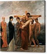 Die Kreuzigung Christi. Crucifixion Of Christ. Canvas Print