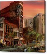 Disaster - Pittsburgh, Pa - The Y2k Bug Canvas Print