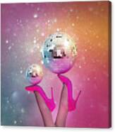 Disco Ball In Pink Sexy Party Art Print by Mark Ashkenazi - Fine Art America