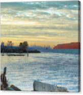 Distant New York Skyline Canvas Print