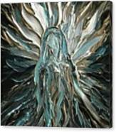 Divine Mother Silver Canvas Print