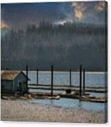 Dock Side Morning Canvas Print