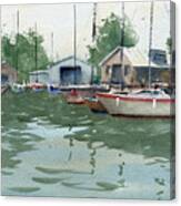 Dockside Canvas Print