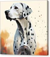 Dog Wallpaper Canvas Print