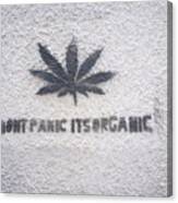 Don't Panic Its Organic Canvas Print