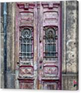 Door 52 Of Porto Canvas Print