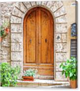 Door In Italy Canvas Print