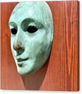 Door Mask Of Venice Canvas Print