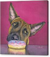 Doughnut Hound Canvas Print