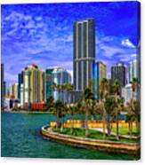 Downtown Miami Canvas Print