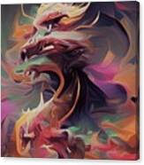 Dragon Clouds Canvas Print