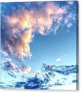 Dramatic Montana Sunrise Cloud Canvas Print