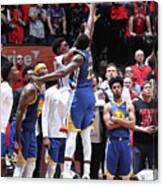 Draymond Green And Kyle Lowry Canvas Print