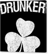 Drunker St Patricks Day Group Canvas Print