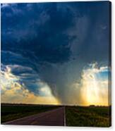 Dry High Based Nebraska Thunderstorm 001 Canvas Print