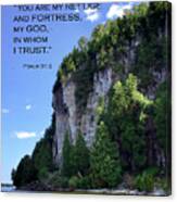 Eagle Bluff - Psalm 91 Canvas Print
