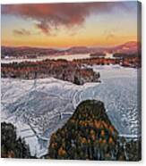 Early Winter At Spectacle Pond - Brighton, Vt Canvas Print