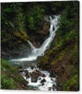 Ebner Falls In Juneau Alaska Canvas Print