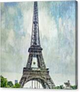 Eiffel Tower, Paris, France Canvas Print