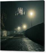 Ely Cathedral - Octagon In The Fog Canvas Print