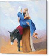 Embarking For Bethlehem Canvas Print