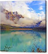 Emerald Lake In Yoho National Park Canvas Print