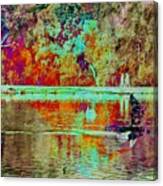 Enchanted Lake Abstract Canvas Print