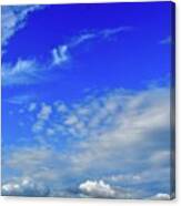 Equivalents Of Clouds 012 Canvas Print