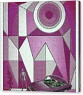 Falconer / Purple Falcon Canvas Print