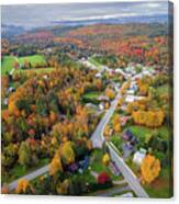 Fall Colors Of East Burke, Vermont - October 2021 Canvas Print