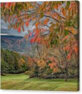 Fall In The Cove, Stylized Canvas Print
