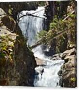 Falls In The Rockies Canvas Print