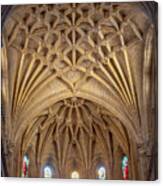 Fan Vaulting Of The Segovia Cathedral Canvas Print