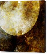 Fantasy Moon Gold Canvas Print