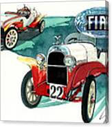 Fiat Vintage Roadster Canvas Print