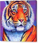 Fiery Beauty - Colorful Bengal Tiger Canvas Print