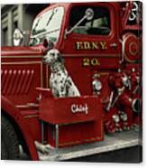 Fire Engine F.d.n.y Canvas Print