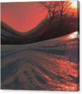 Fire Frost Canvas Print