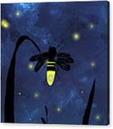 Firefly Night Canvas Print