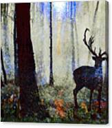 First Snow Norwegian Woods Canvas Print