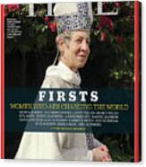 Firsts - Women Who Are Changing The World, Katharine Jefferts Schori Canvas Print